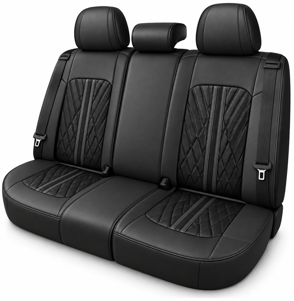 Car Seat Covers – Waterproof Set, Front & Rear, Black | Brackridge