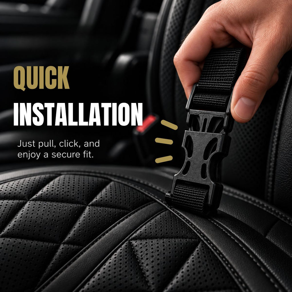 Car Seat Covers – Waterproof Set, Front & Rear, Black & Yellow  | Brackridge