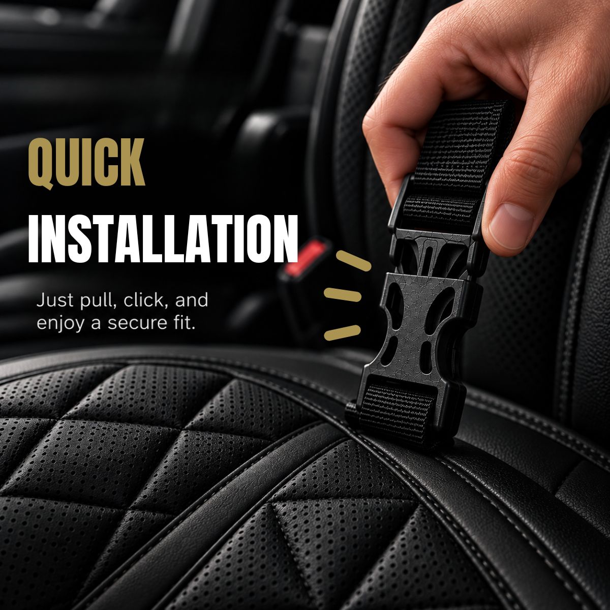 Car Seat Covers – Waterproof Set, Front & Rear, Black & Yellow  | Brackridge